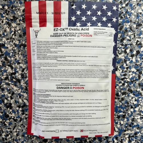 EZ-OX Oxalic Acid Powder 14.2 oz (400 gram)