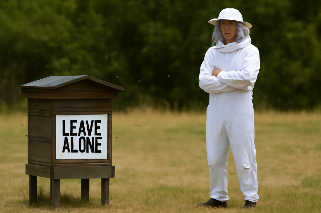 🐝 Let the Bees Bee: A Feral Hive Thriving in the Texas Heat