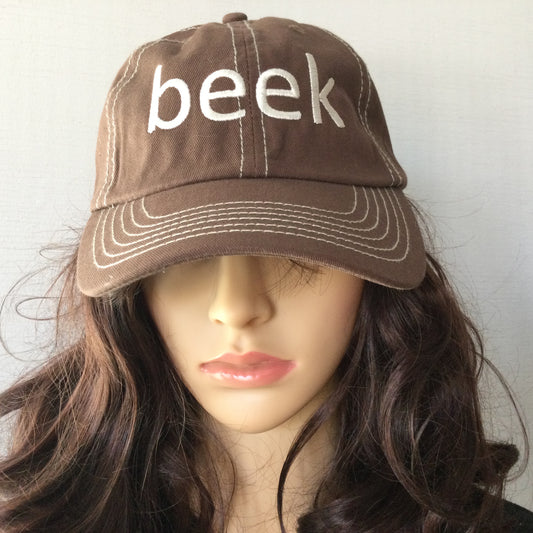 Beek dad cap brown