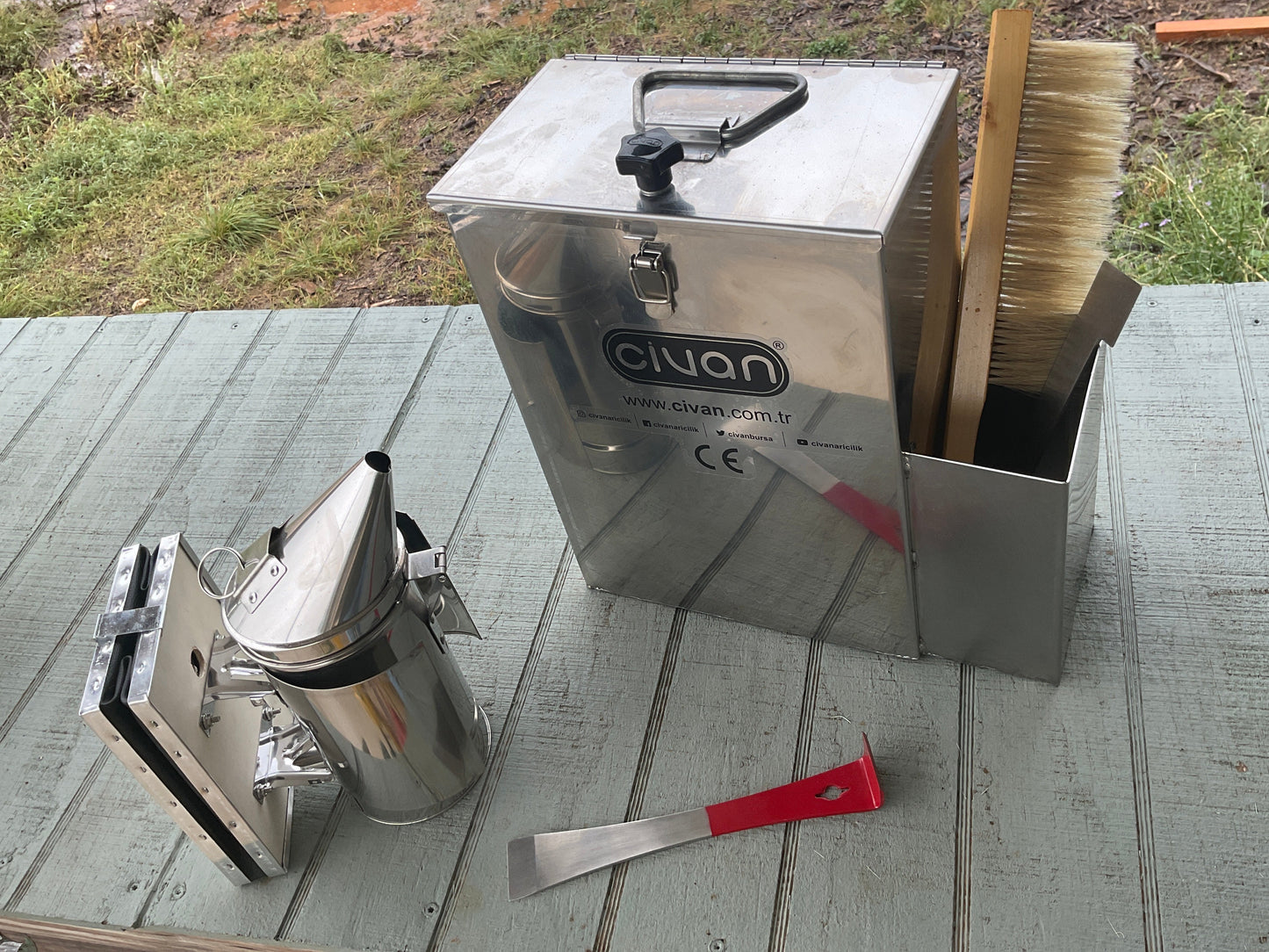 CIVAN Smoker Box with Side Toolbox