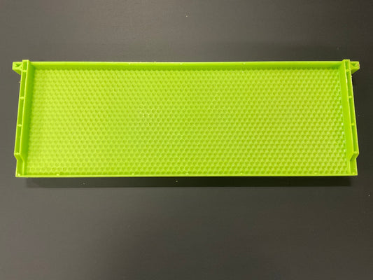 Lime Green Plastic Drone Comb Frames - Medium