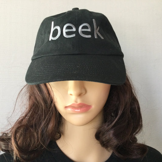 Beek dad cap black