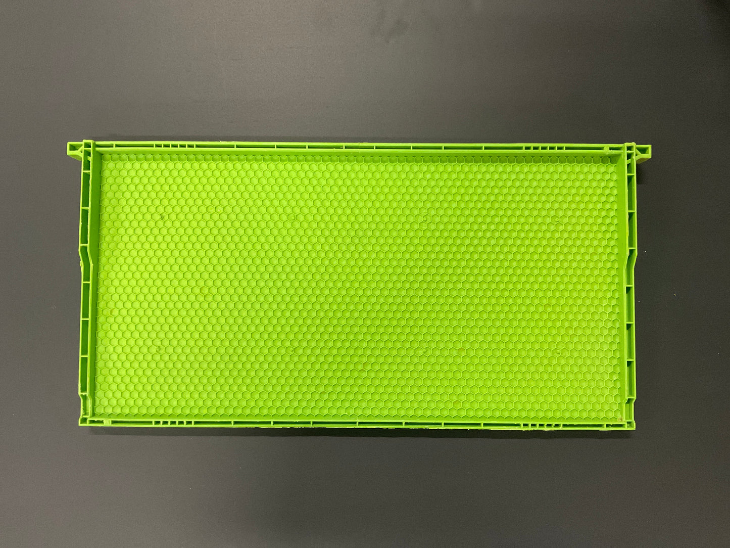 Lime Green Plastic Drone Comb Frames - Deep