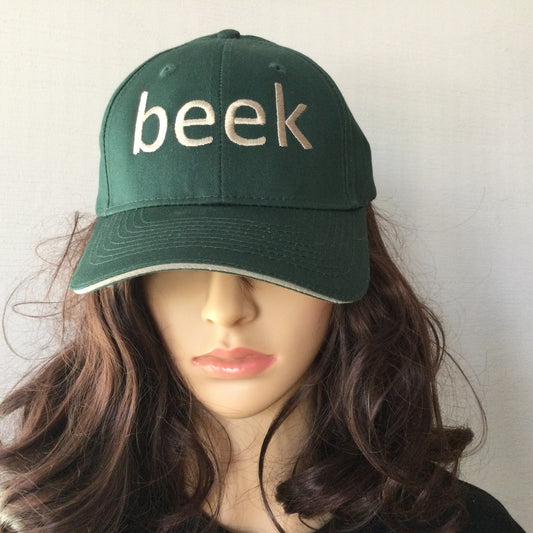 Beek dad cap dark green