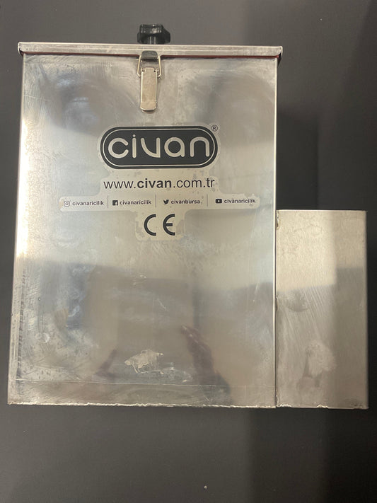 CIVAN Smoker Box with Side Toolbox