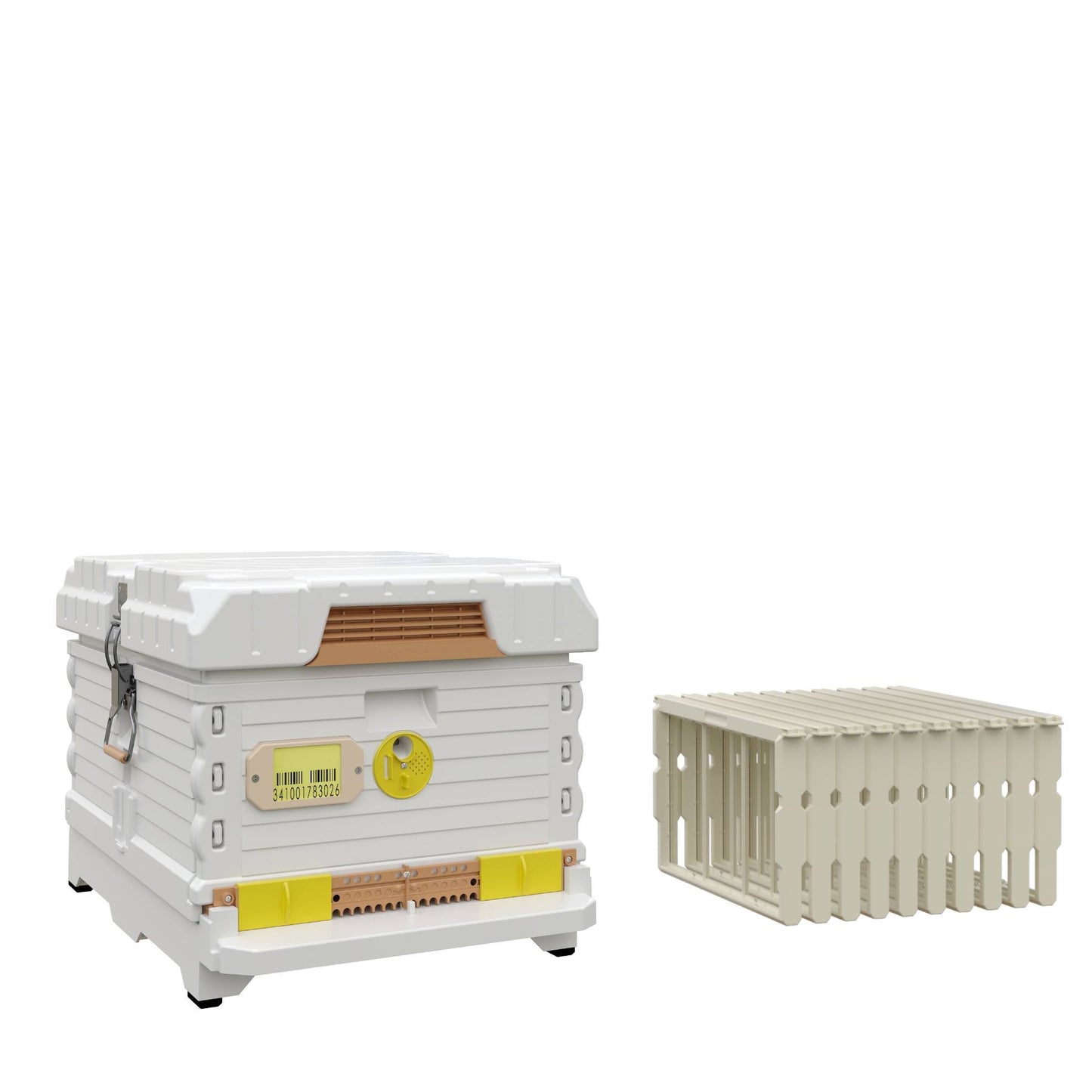 Ergo PLUS White Single Brood Box Beehive Set