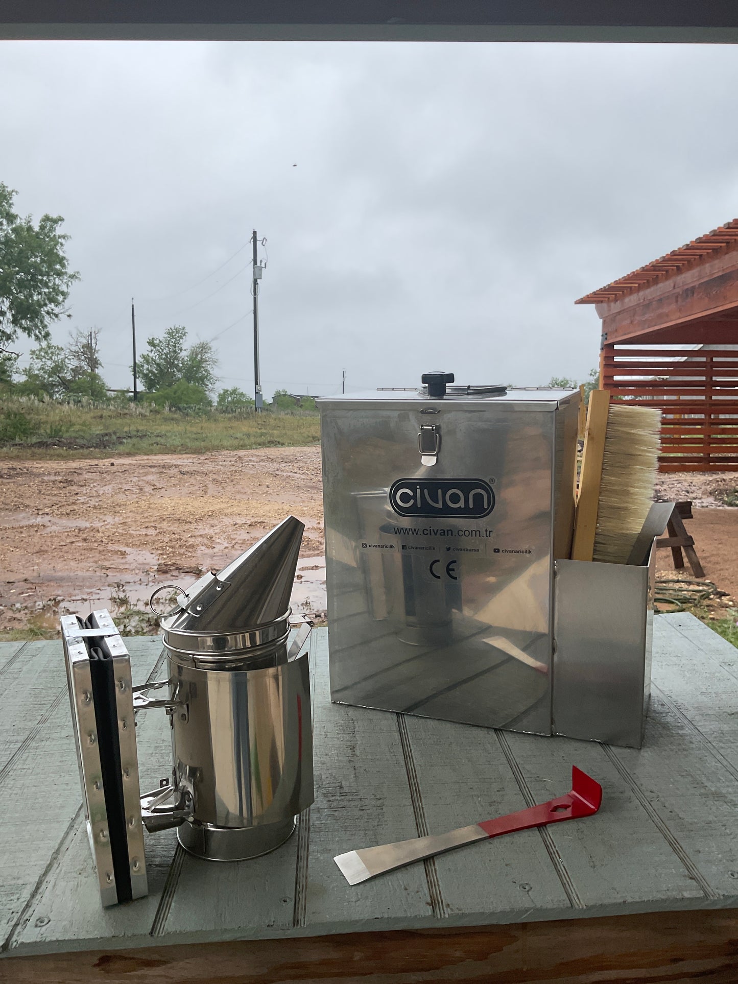 CIVAN Smoker Box with Side Toolbox
