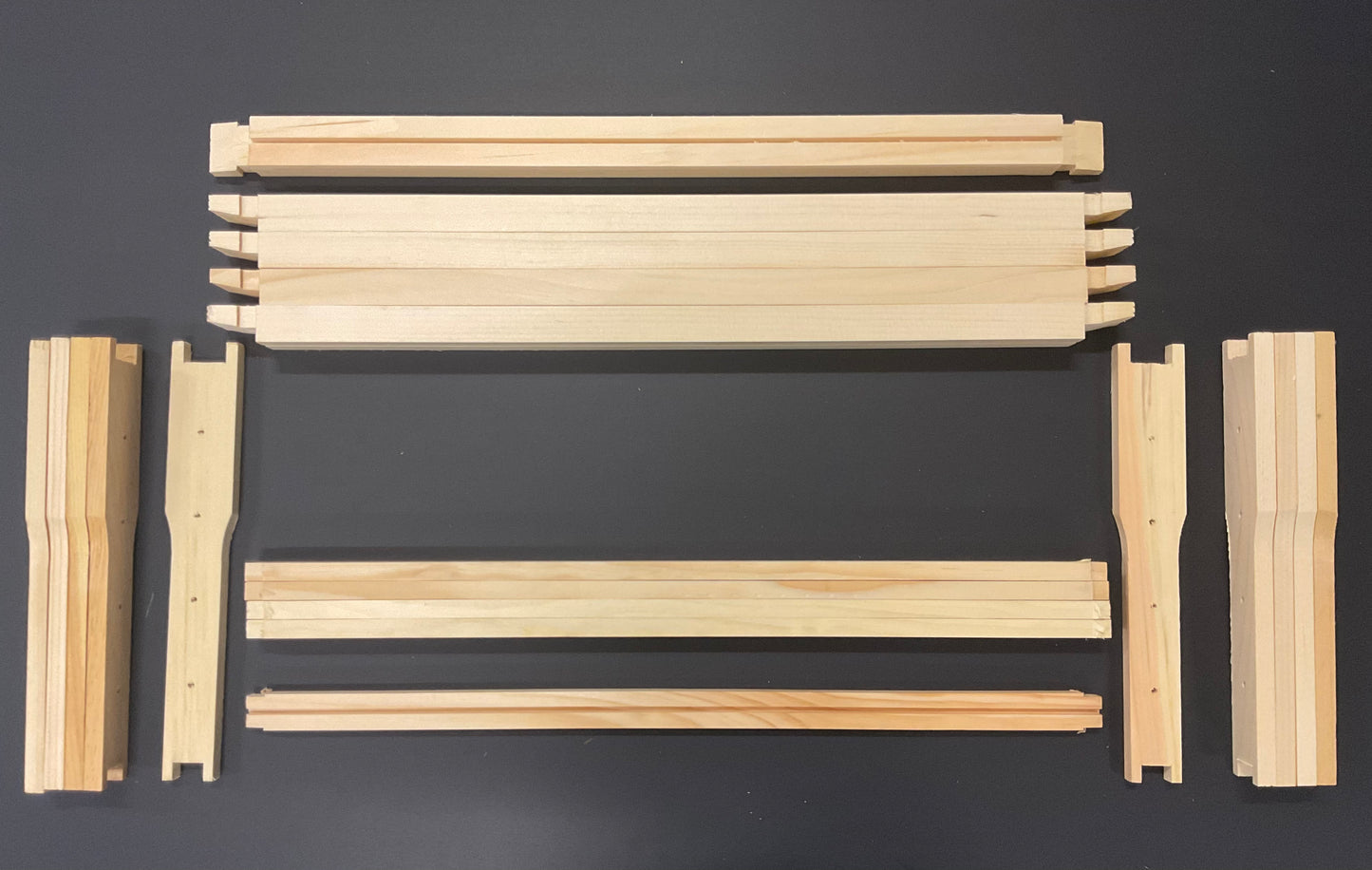 5 Pack Deep Honey Frame (Unassembled)