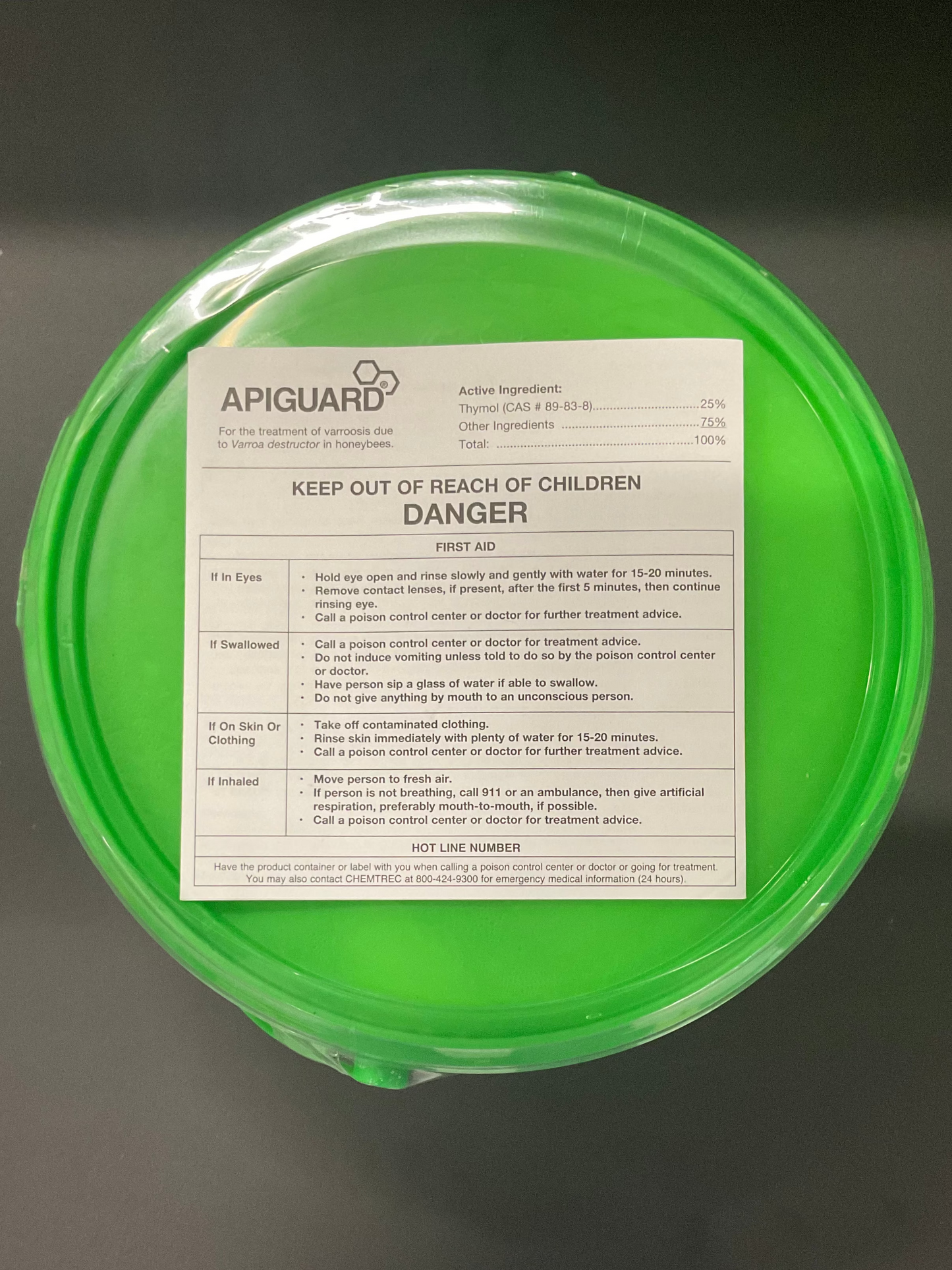 Apiguard 6.6 lb (3 kg) Tub
