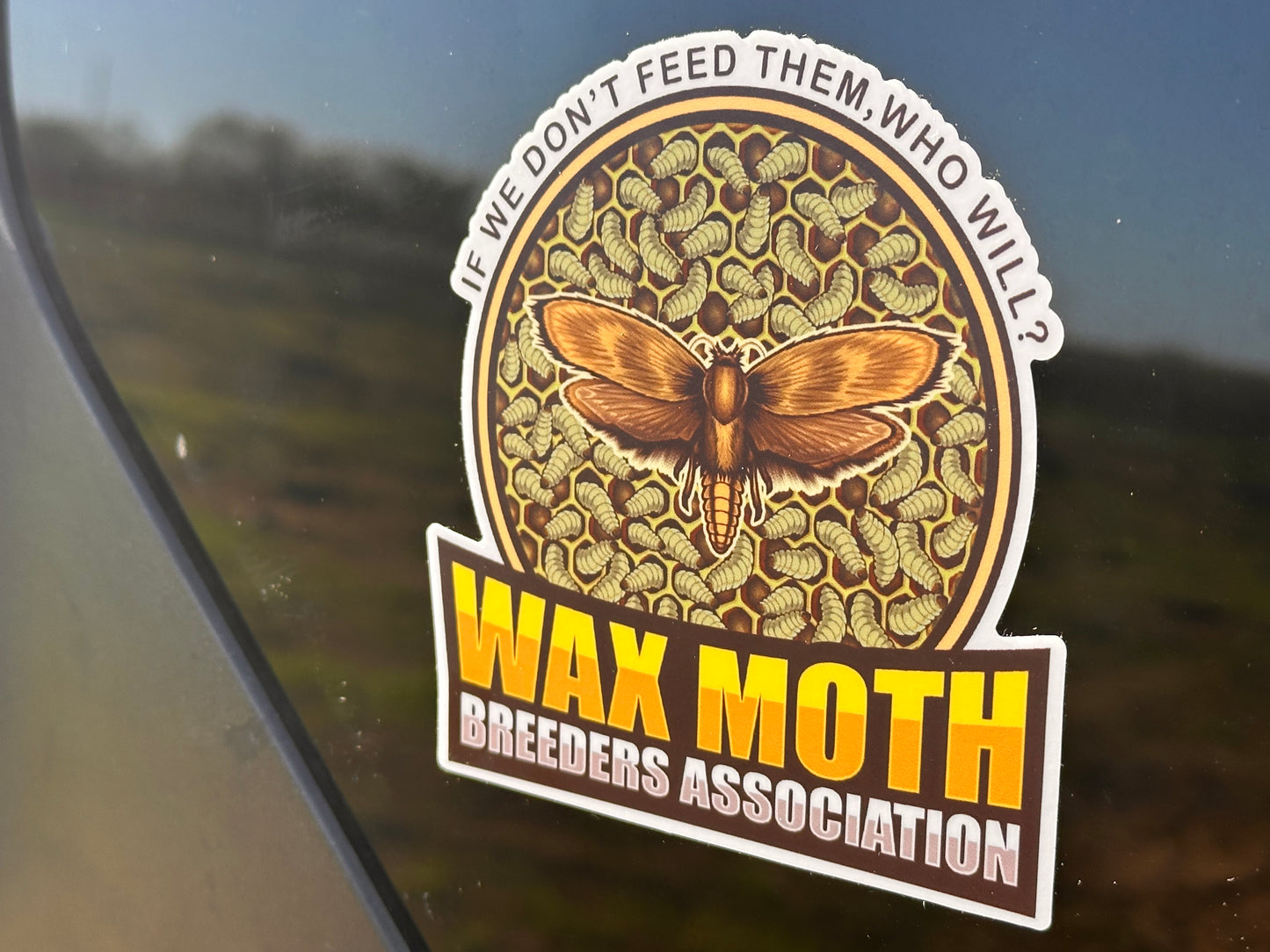 Wax Moth Breeders Association Sticker