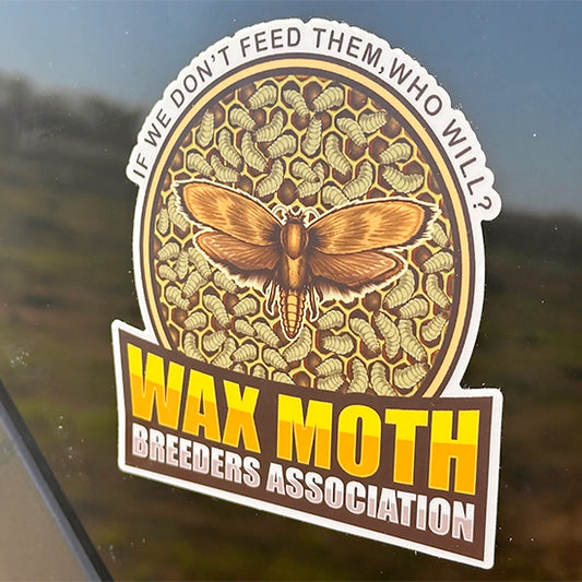 Wax Moth Breeders Association Sticker